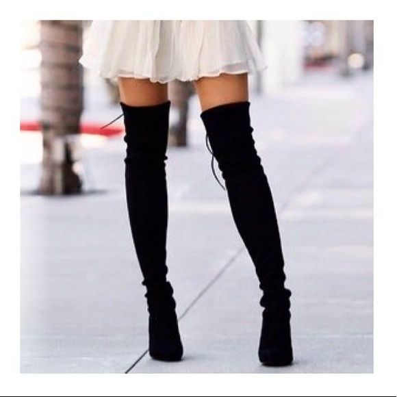 ❌UNAVAILABLE❌ Stuart Weitzman Black OTK Boots - Picture 16 of 16